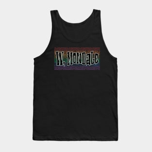 LGBTQ PATTERN AMERICA MONDALE Tank Top